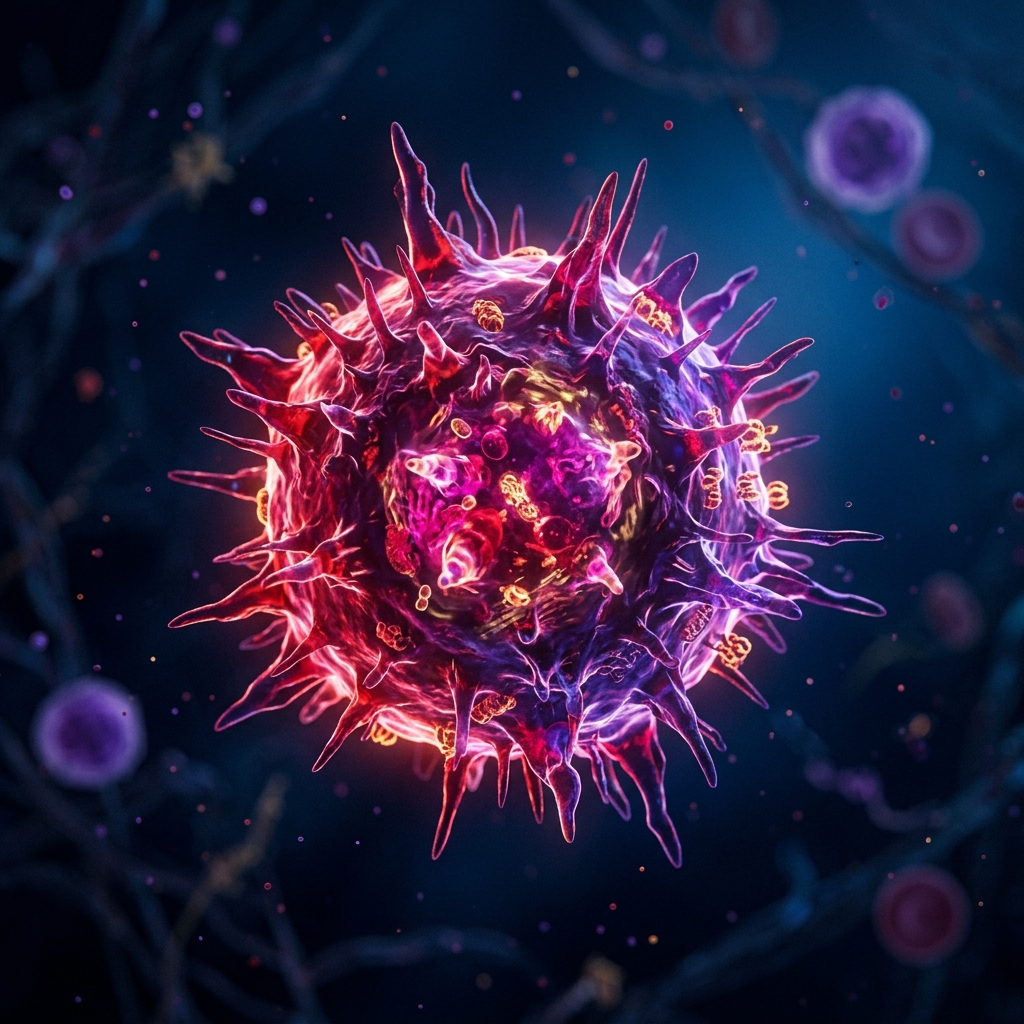 Leukemia cell visual