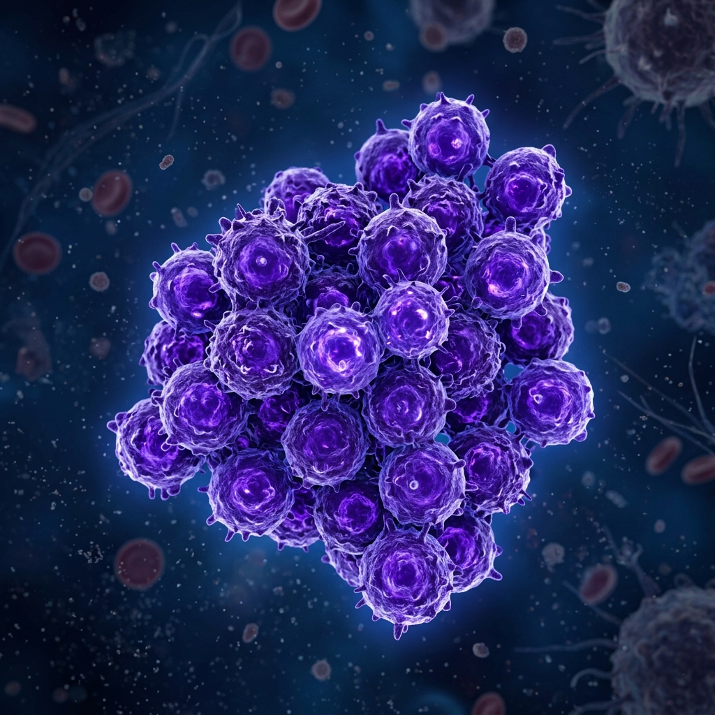 Lymphoma cell visual